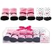 3-Piece Little Shoe Socks Gift Set, Pink, 0-9 months
