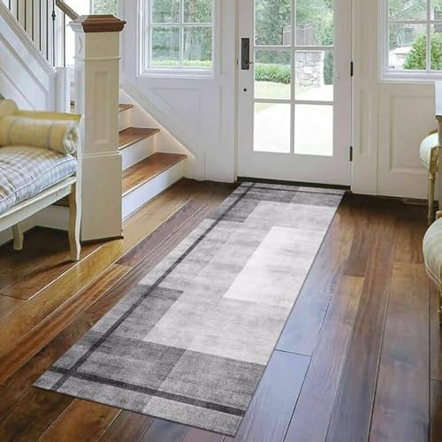 Tapis de couloir antidérapant en polyester durable au tissage haut de gamme