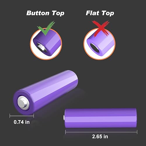 Miniatura 7 de Paquete de 2 varitas de tráfico recargables, linterna LED brillante de 11 pulgadas con 2 baterías, varitas de control de aire con 5 modos