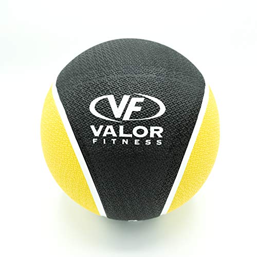 Valor Fitness Medicine Ball 3 lb, Textured Rubber Weighted Ball