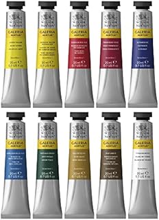 Winsor & Newton, Galeria Acrylic, 10x60ml Tube Set