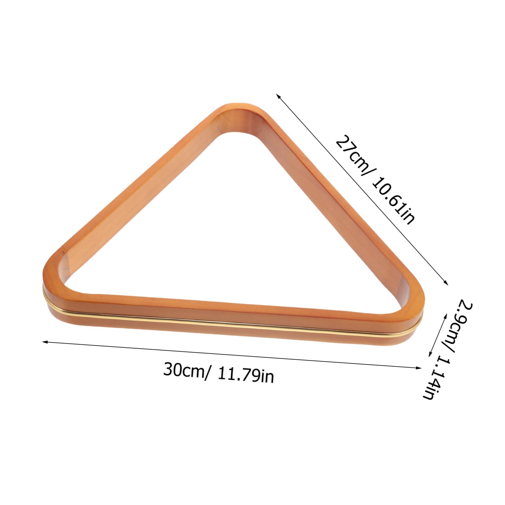 BESPORTBLE Billiard Balls Storage Rack Snooker Fixing Rack Pool Table Triangle Billiard Holder