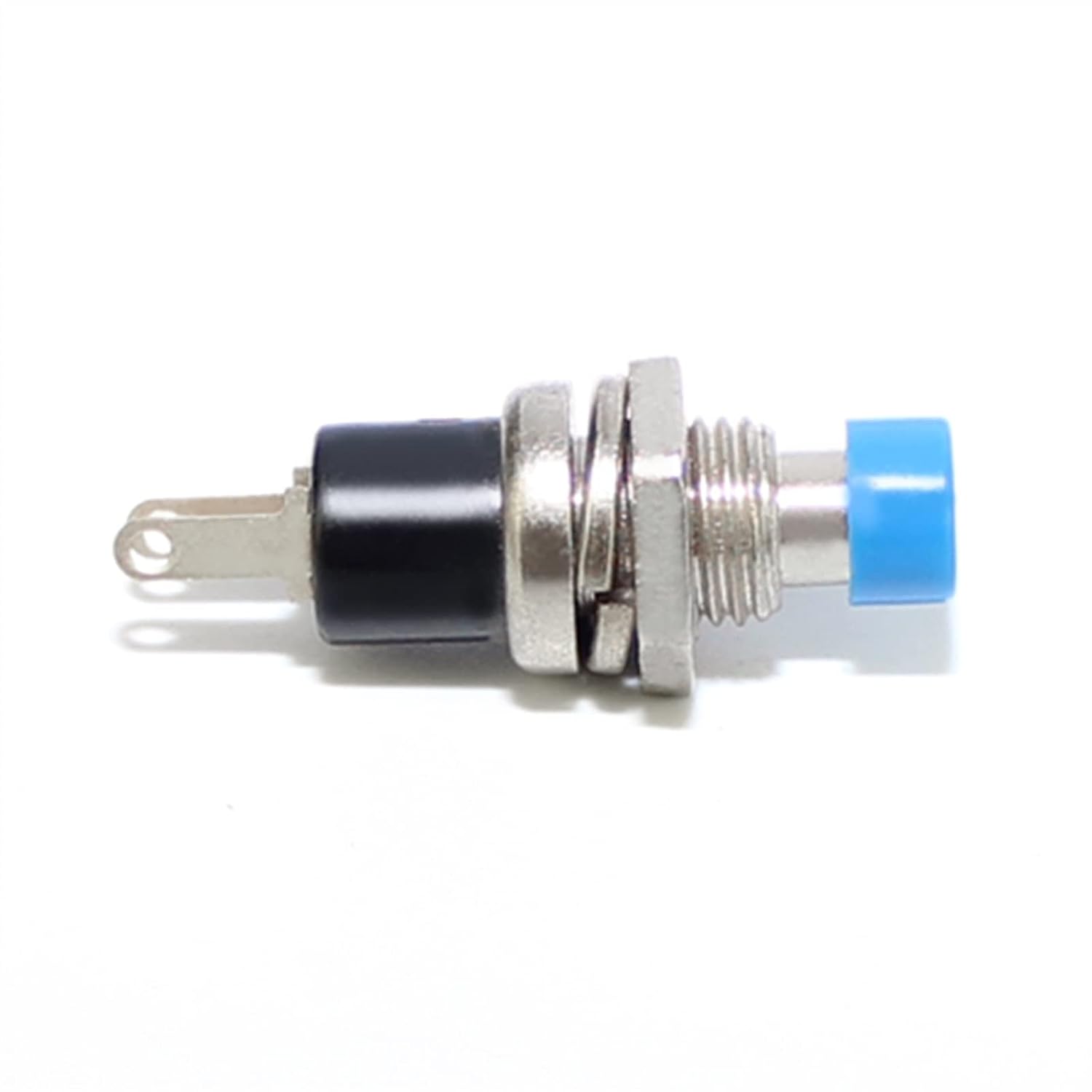 7mm Momentary Push Button Switch 1A 250V AC 2 Pins Normal Open Automatic Reset 1Pcs(Green)