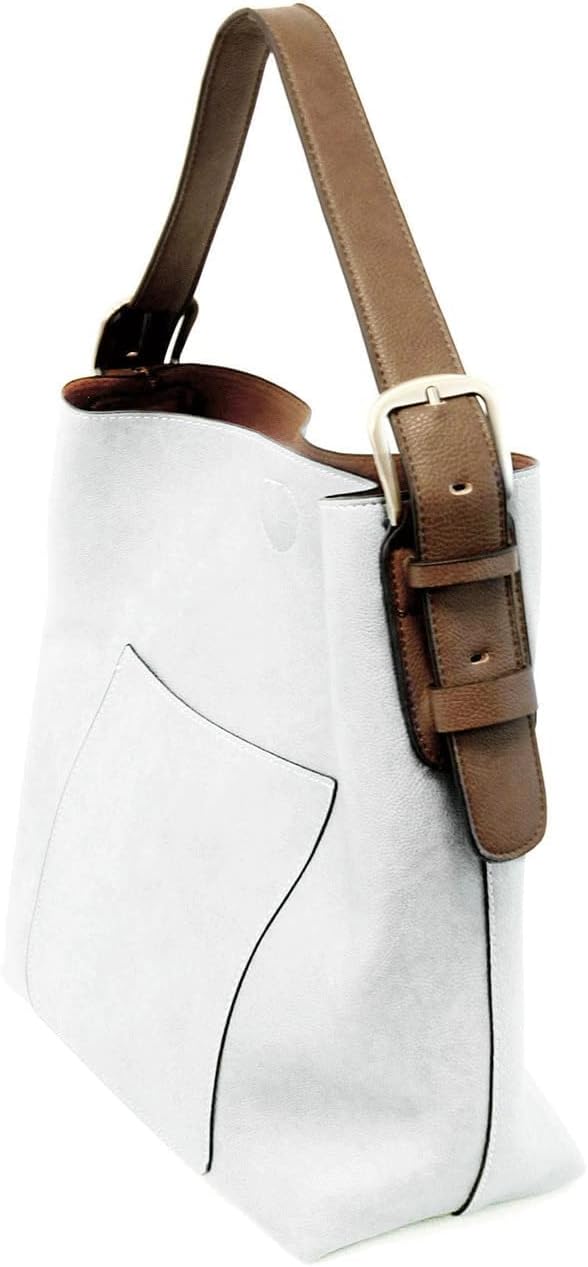 Joy Susan Womens Faux Leather: Hobo 2-in-1 Handbag - Image 8