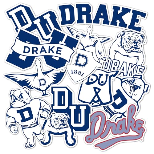 Desert Cactus Drake University Sticker Bulldogs Vinyl Decals Laptop Water Bottle Car Type 2 (T2 Vintage 1)