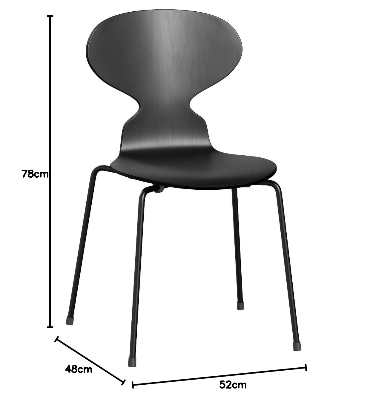 未使用 正規品■フリッツハンセン■4脚セット アリンコチェア ディープクレイ アリンコチェア3101 / カラードアッシュ ディープクレイ