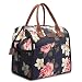 CoolBELL CMFLYD0473 Women Floral Tote Water-Resistant Cooler Bag Soft Leak Proof Box Insulated Lunch Holder with Wide Opening for Wome, M, Peony Flower