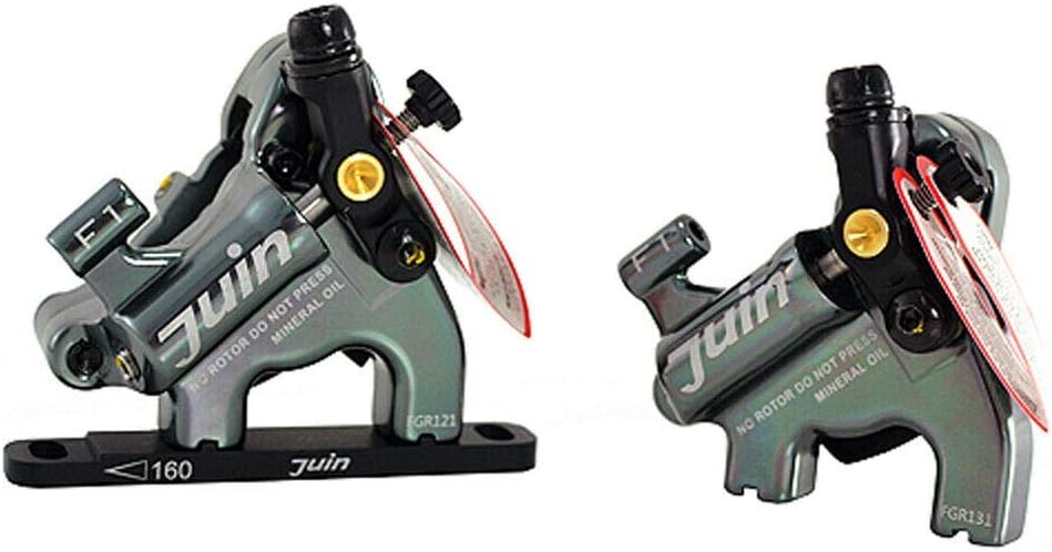 Juin Tech F1 Hydraulic Flat mount Road CX Disc Brake set 160mm with Rotor,Gray, JT1907 - Image 5