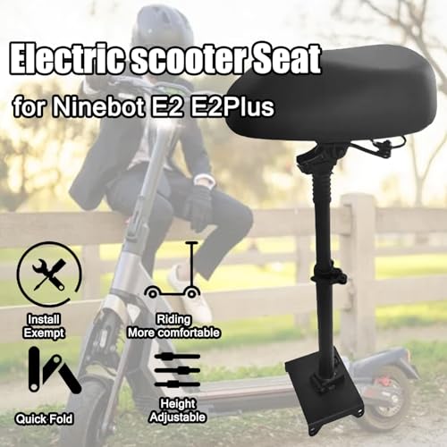 Siège de Trottinette Électrique Ninebot E2 Plus Selle Amortisseur Anti-Chocs Confort - 3