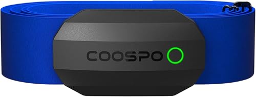 Vista 15 de COOSPO Bluetooth Heart Rate Monitor Chest Strap H808S, ANT+ BLE HR Monitor Chest, HRM IP67 Waterproof, 300H Battery Life Negro puro