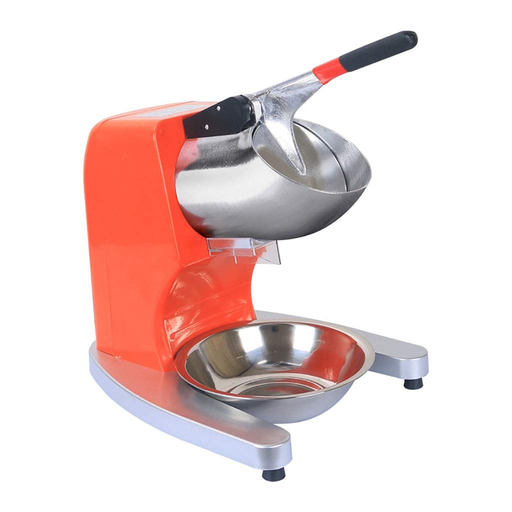 Electric Ice Shaver Machine 300 W Ice Crusher 2200 rpm for Soft Drinks Cocktails or Cold Dessert Preparation for Household & Commercial Use