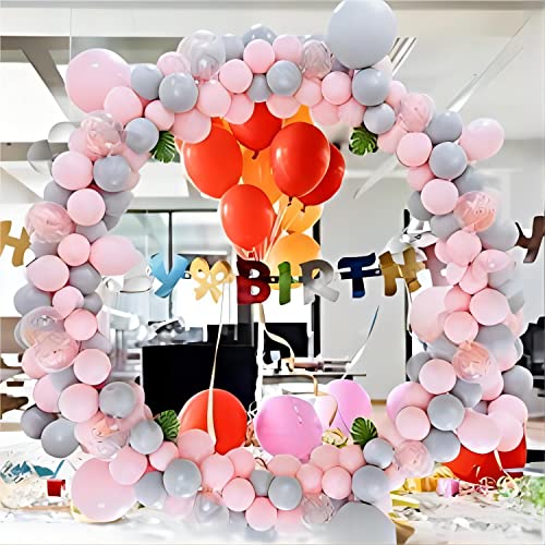 7.2Ft Round Backdrop Stand, Femococ Balloon Arch Stand Metal Arch Backdrop Stand With Base Round Balloon Arch Frame For Wedding Arches Birthday Party Graduation Decoration Ceremony #TOP2