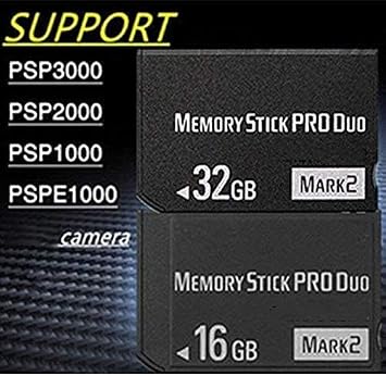 Original 32GB High Speed Memory Stick Pro Duo Mark2 32GB for PSP 1000 2000 3000 Camera Memory Cards