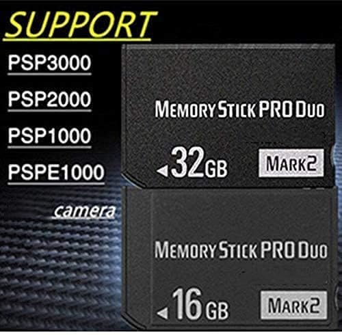 LILIWELL Original 64GB Memory Stick pro Duo (Mark2) for PSP Accessories Memory Card Camera Card