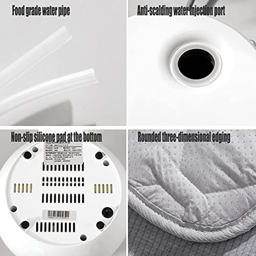 Manta calefactora eléctrica Manta calefactora, colchoneta calentada por agua for otoño e invierno, cama calefactora con circulación de agua segura sin radiación for ancianos, niños, mujeres embarazada