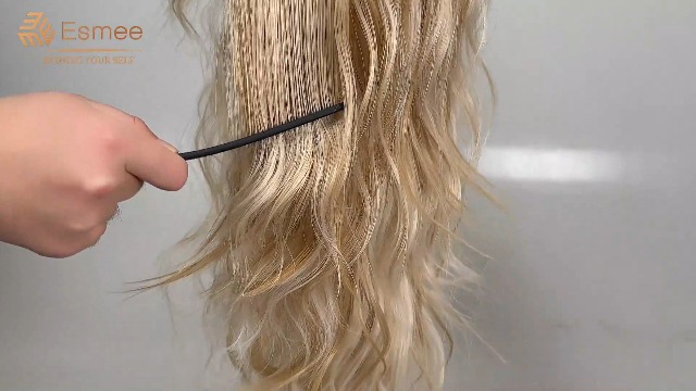 Parrucca lunga per capelli alla moda da donna, marrone Parrucca lunga per capelli alla moda da donna, marrone