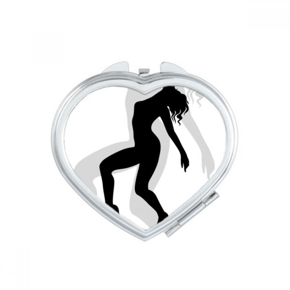 Miroir de maquillage compact portable multicolore et mignon miroir de poche pour femme