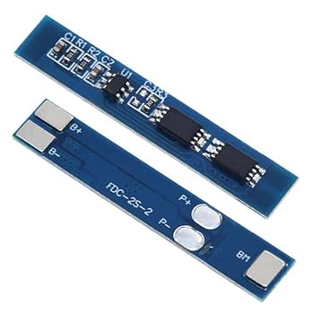 DAOKAI 5 Pcs 2S 7.4V 8A Lithium Battery Protection Board BMS PCB Protection Board 18650 Charger Module For Li-ion Lithium Battery With Nickel Strip