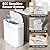 MOPALL Automatic Motion Sensor Bathroom Trash Can with Lid, 3.5 Gallon Touchless Garbage Can,Waterproof Smart Trash Can Small Waste Basket for Kitchen Bedroom Office Bathroom Living Room RV