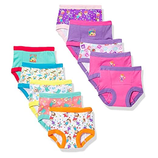 Coco Melon unisex baby Potty Pants Multipack and Toddler Training Underwear, Cocomelong10pk, 3T US