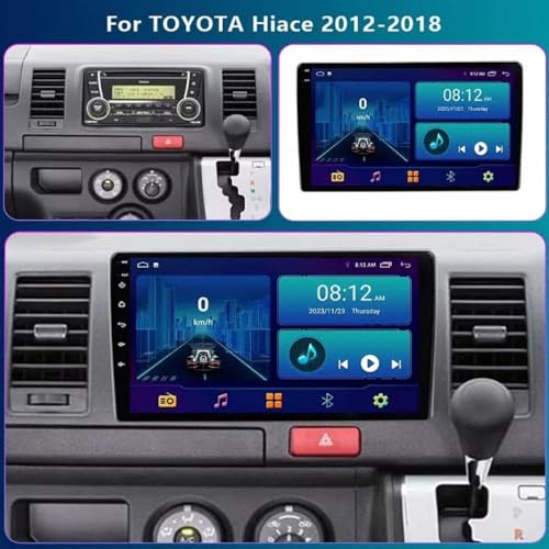 GPS Camión para Evitar Pérdidas de Ruta en Toyota Hiace con Mapas UE Tactil 2