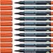 Produktbild Schneider Maxx 130 Permanent-Marker mit Rundspitze (Strichstärke: 1-3 mm, nachfüllbar) 10er Packung orange