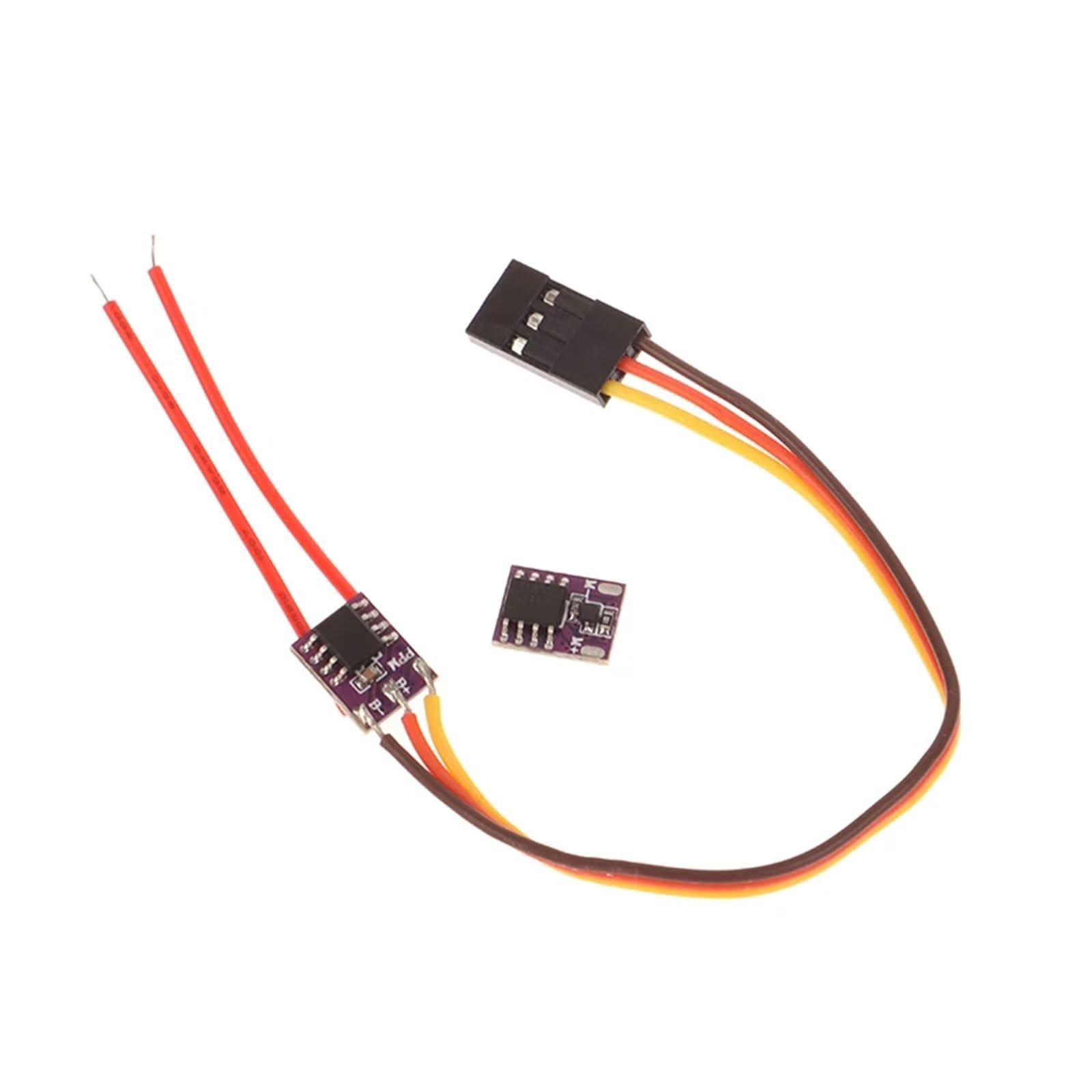 para Mini 1S 1.8A Controlador Electrónico Velocidad ESC Cepillado Doble Vía Motor Copa Hueca DIY RC Modelo Accesorio Coche Orugas Modificadas RC Cepillado Esc