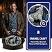 KGCGJVB Men's Novelty Belt Buckles Fashion Vintage Cool Wolf Design for Men Western Cowboy Blue Enamel Grey Tone Retro Buckle for Mens Outfits Funny Accessory