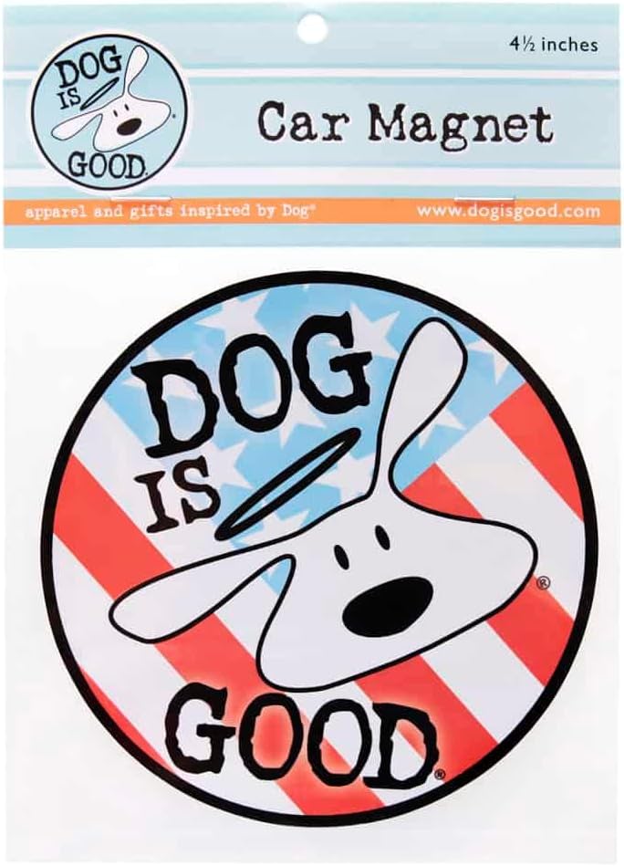 It's Good to Be a Dog Mom Oval Magnet image 2