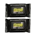 Shoe Cleaning Wipes for Instant Shine on Leather, Sneakers & Boots | Pack of 2 (160 Wipes Total) | Quick Dry Disposable Wet Towelettes for On-The-Go Use & Travel gallery image