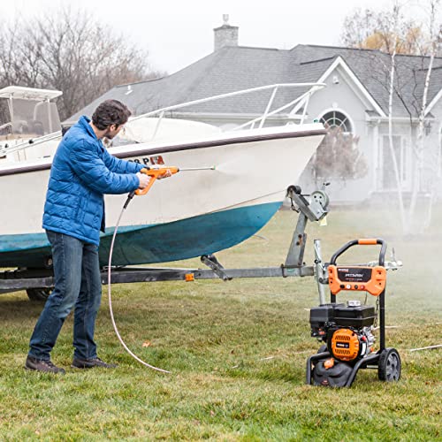 Generac 7901 Gas-Powered Pressure Washer - 3100 Psi 2.4 Gpm, Powerdial Gun - Ideal For Cleaning Surfaces - Includes Attachments #TOP2