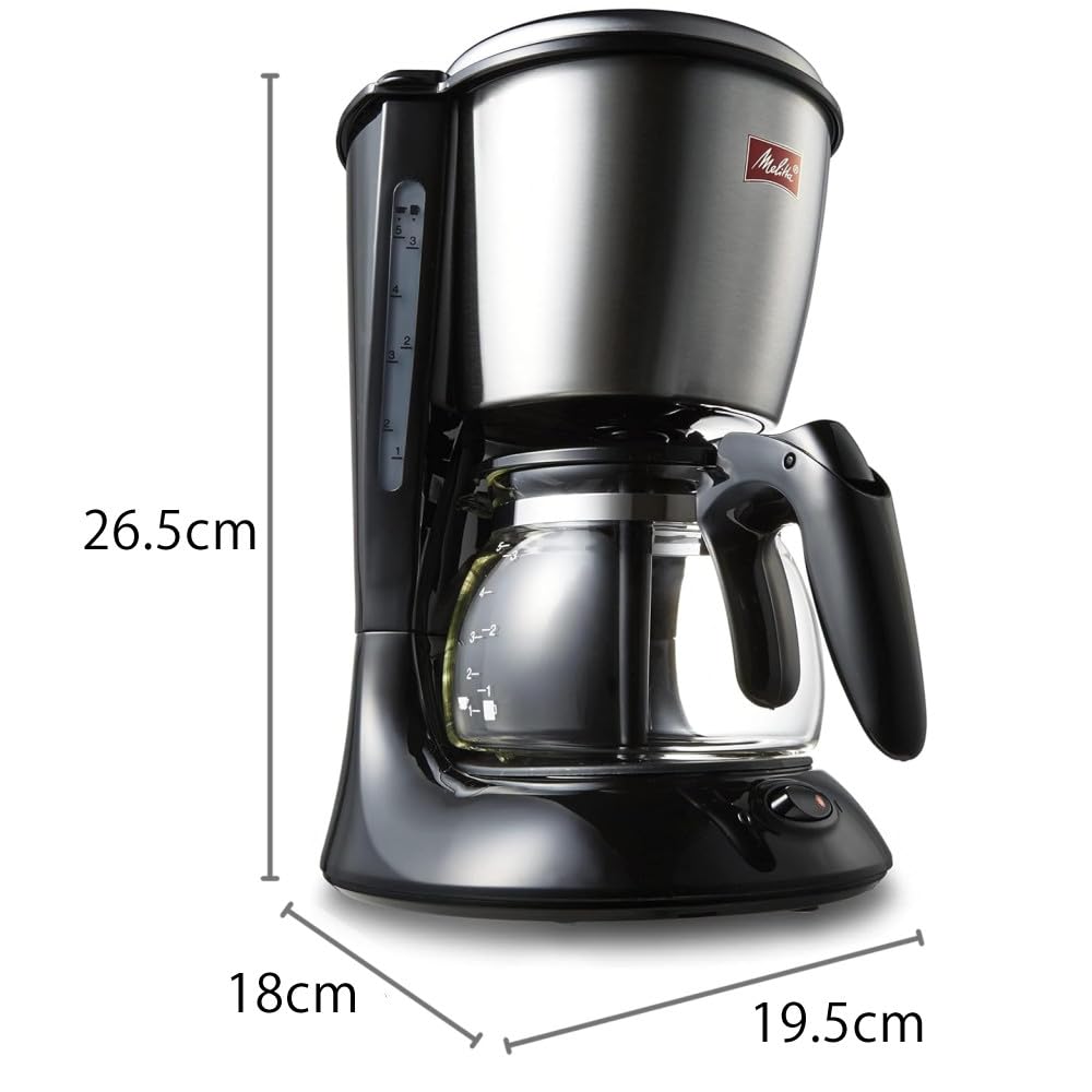 Amazon | メリタ コーヒーメーカー ツイスト SCG58-5-R ルビーレッド
