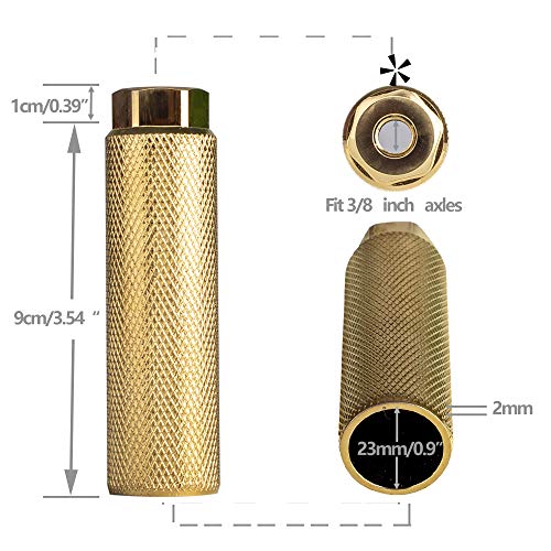 image for NOSTAFY 2PC 3/8 inch - 26 Teeth Aluminum Alloy Bike Pegs Bicycle Foot 