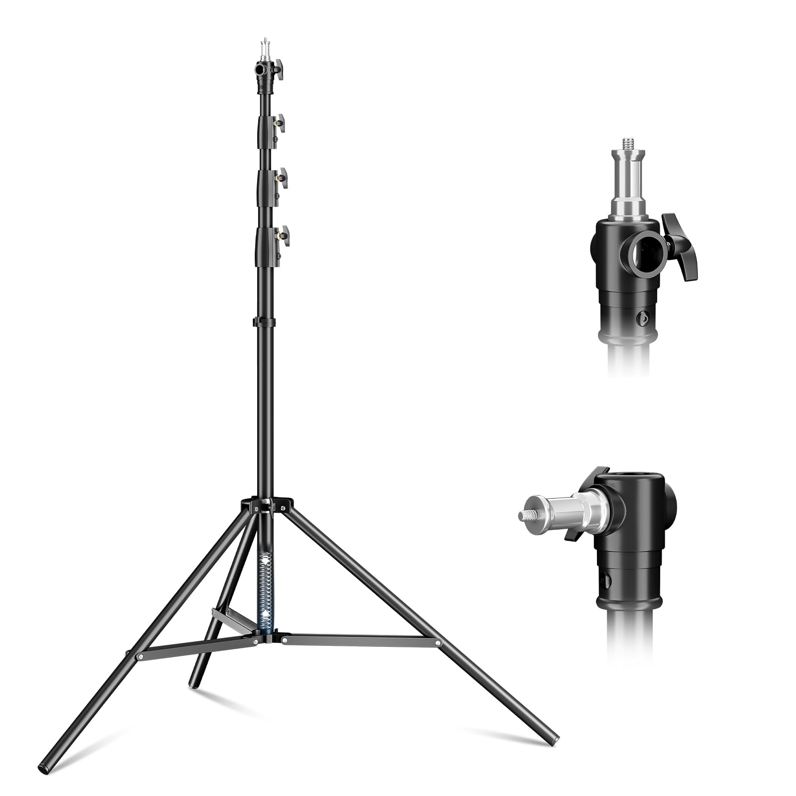 Godox 380F Heavy Duty Light Stand 150in/12.6' Light Stand Spring Cushioned