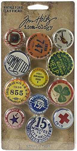 Tim Holtz idea-ology Botellas Idea-Olo VINTAGEFLA, Estilo vintage, talla única Cover