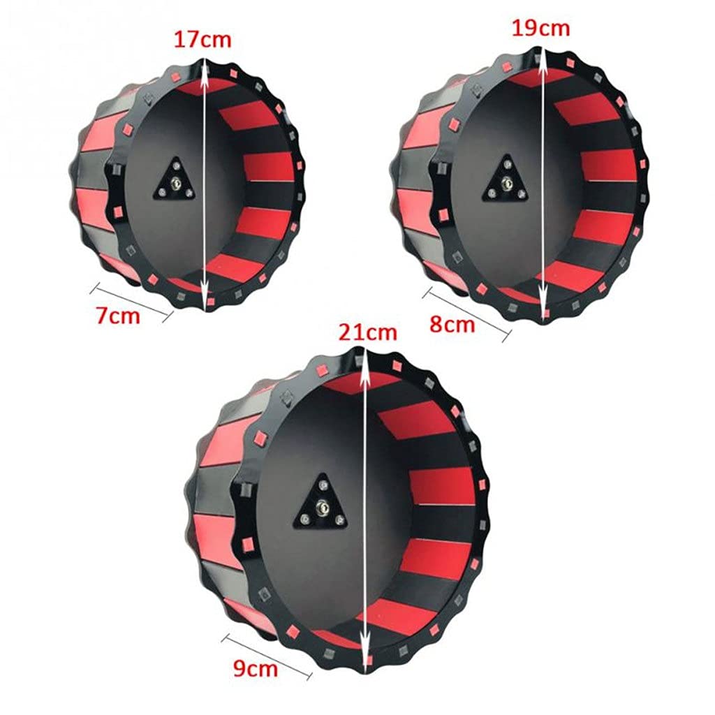 Jogging Training Non Slip Silent Pet Supplies Gerbils Mice Rotatory Cage Accessory Sports Toy Hamster Running Wheel Exercising (Black White Small)