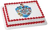 Whimsical Practicality Paw Patrol Yelp for Help Edible Cake Icing Image for 8' Round Cake, 7.5'...