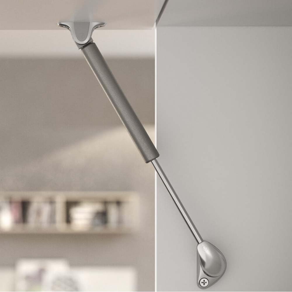 Gas Piston for Kitchen Doors COMPACT – Shock Absorbers for Wooden and Aluminium Doors – Pistons for Furniture – Pistons for Kitchen Doors – Various Sizes and Strength – 1 Piece (Frizionato – L355 120N