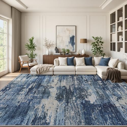 10x14 Area Rugs for Living Room: Large Machine Washable Area