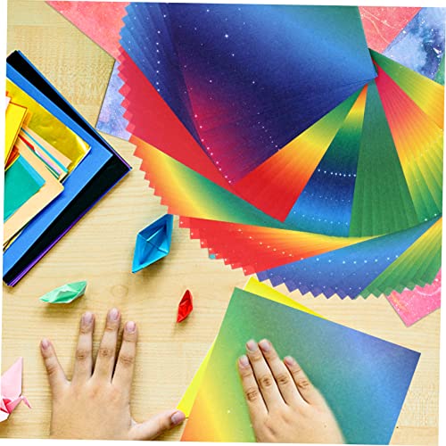 TEHAUX 600 Folhas De Papel De Construção Para Decoração DIY Artesanato Feito À Mão Papéis Gradientes