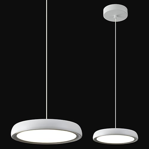 Miniatura 7 de Lámparas colgantes modernas para isla de cocina, LED de 6000 K, regulables, lámparas colgantes blancas puras, mini iluminación colgante para