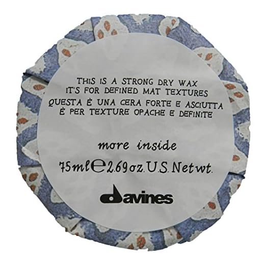 Davines More Inside starkes Wachs trocken 75 ml