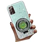 Tivenfezk Nadoli Sable mouvant Coque Paillettes Béquille pour Samsung Galaxy Note 20 Ultr...