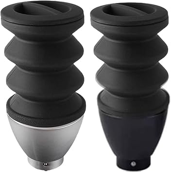Single Dose Coffee Bean Grinder for Hopper with Bellows Designed to Deliver Consistent Coffee Grounds and Easy Removal (Silver)