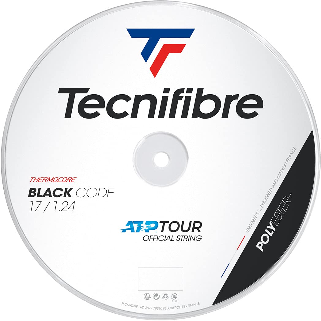 Amazon | テクニファイバー Tecnifibre テニスガット ロール ブラック テクニファイバー ブラックコード 17/1.24 ロール
