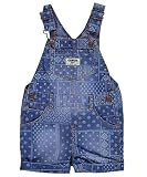 oshkosh truck 8x8  Carters Baby Girls Patchwork Handkerchief Denim Shortalls 24M by Carter\'s