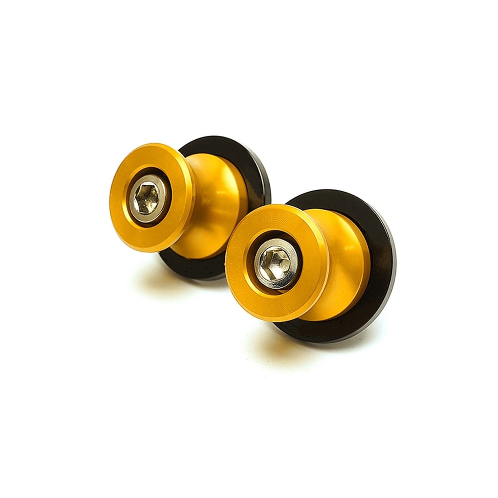 Diabolos M6 Yamaha YZF R3 R6 R1 filetés en alu CNC or pour bras oscillant