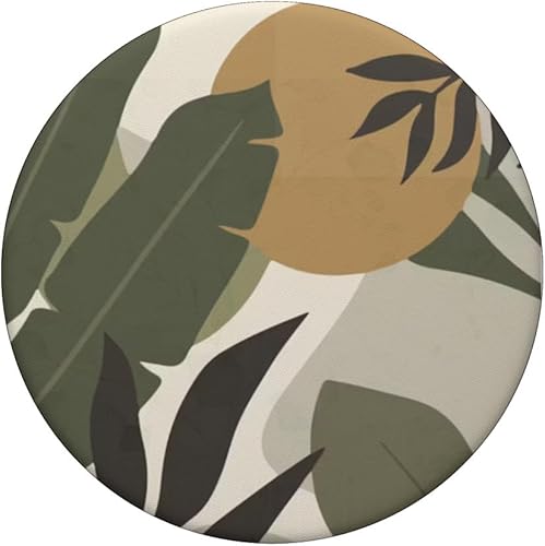 Miniatura 3 de Botánico Bohemio Floral Boho Flor Estética Hojas PopSockets PopSockets intercambiables PopGrip