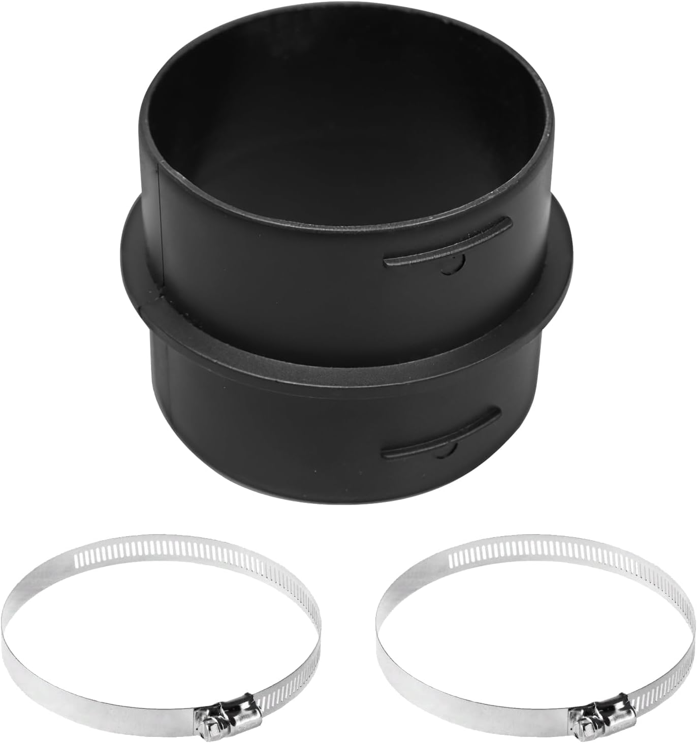 Chinese Diesel Heater Exhaust Pipe 60mm Pipe Ducting T-Piece & Warm Air Outlet Vent Hose Clip Kit For Diesel Heaters 60mm T Piece Pipe Fitting - Foto 9