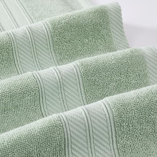 Modern Threads Amrapur Overseas Trefoil Filigree 6-Piece Reversible Yarn Dyed Jacquard Towel Set - Bath Towels, Hand Towels, & Washcloths - Super Absorbent & Quick Dry - 100% Combed Cotton - Cosy Home Interiors Modern Threads Amrapur Overseas Trefoil Filigree 6-Piece Reversible Yarn Dyed Jacquard Towel Set - Bath Towels, Hand Towels, & Washcloths - Super Absorbent & Quick Dry - 100% Combed Cotton - Image 3